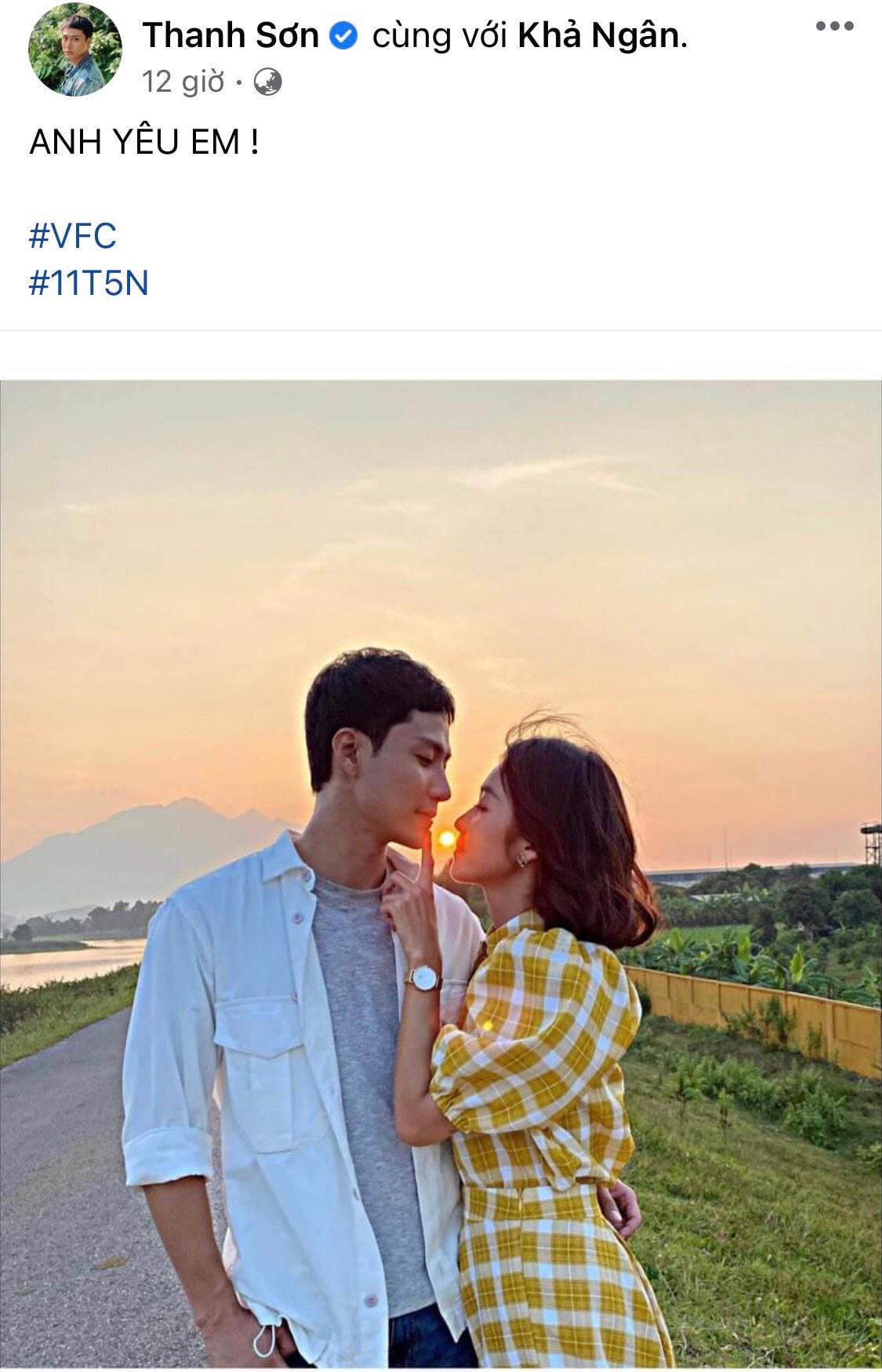 Thanh Sơn tỏ tình Khả Ngân cực ngọt sau khi bộ phim kết thúc. 