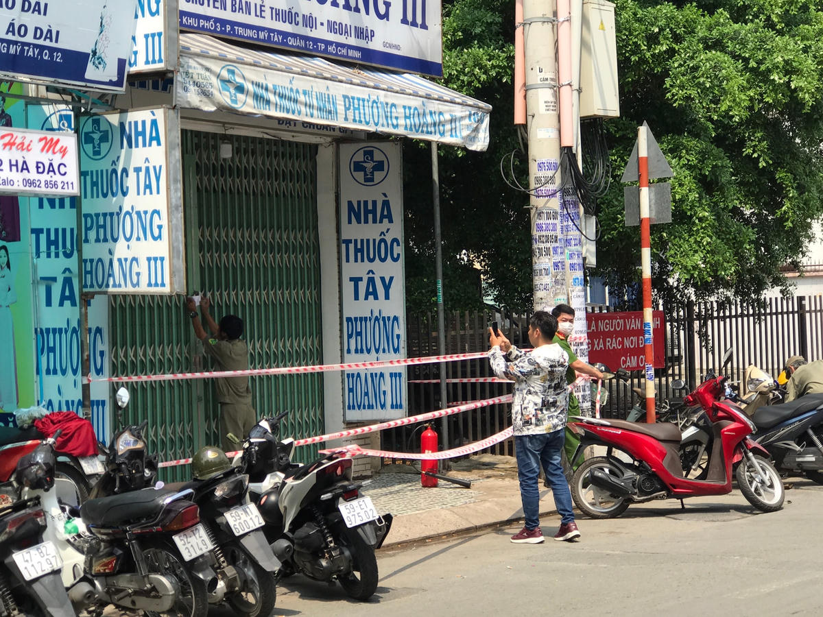 Hiện trường nơi án mạng xảy ra. Ảnh: TL.