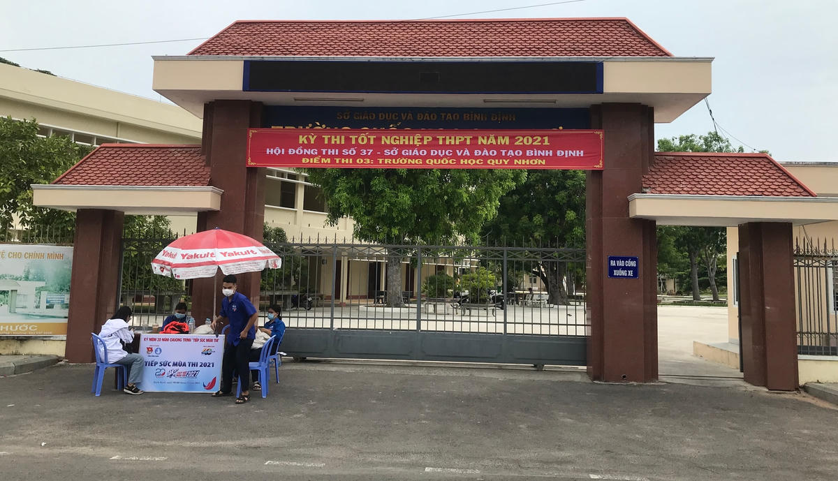 Điểm thi số 3 - trường Quốc học Quy Nhơn, TP Quy Nhơn, Bình Định.