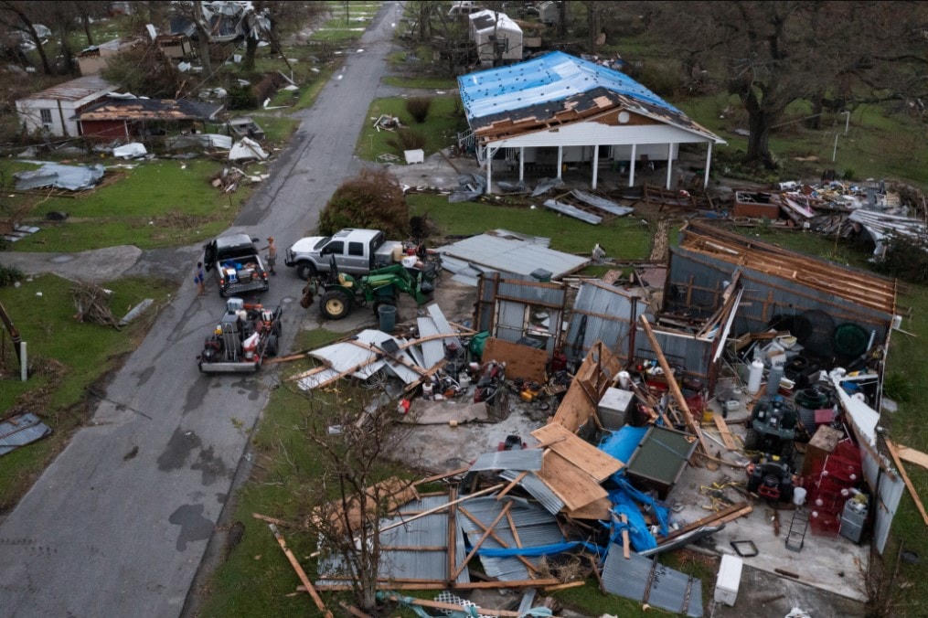 Cơn bão Ida tàn phá bang Louisiana của Mỹ. Ảnh: Reuters
