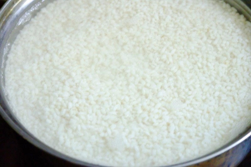 Cách nấu món xôi gấc cúng ông Công ông Táo