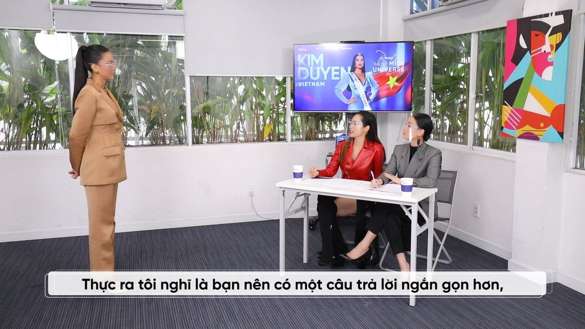 Người đẹp đã có phần thể hiện tiến bộ.