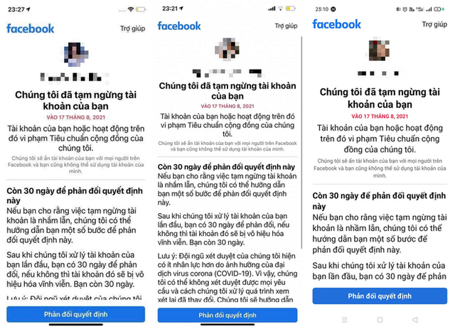 Nhiều người dùng Facebook bất ngờ bị khóa tài khoản và có 30 ngày để kháng cáo.