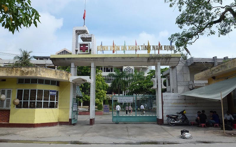 BV Đa khoa tỉnh Nam Định hiện nằm trong nội thành TP Nam Định