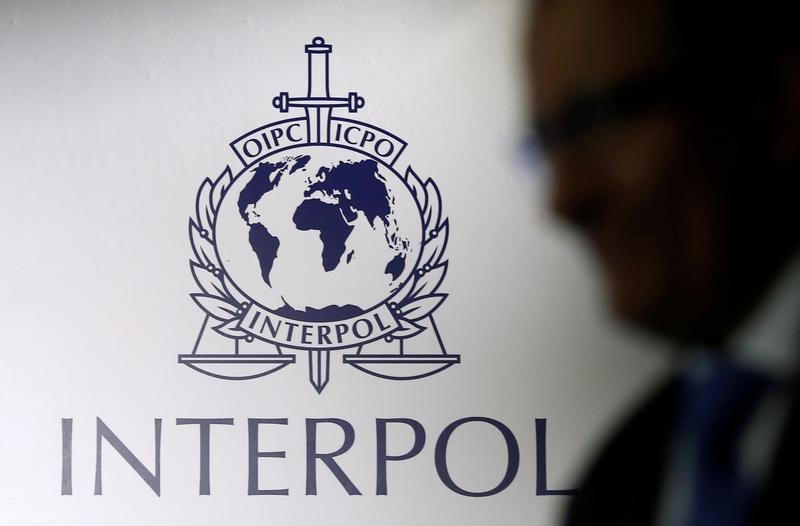 Biểu tượng của Interpol.