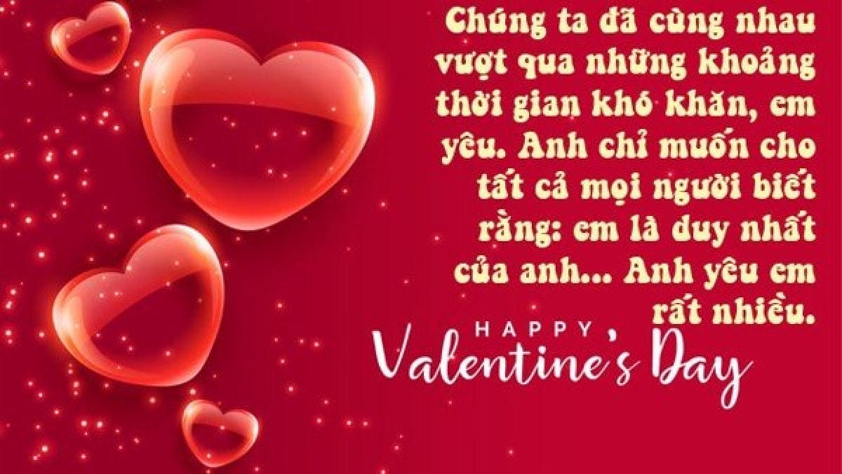 Gợi ý những câu tỏ tình lãng mạn ý nghĩa cho ngày Valentine 14/2