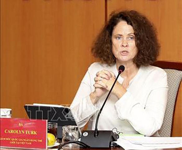 Bà Carolyn Turk - Giám đốc quốc gia WB tại Việt Nam.