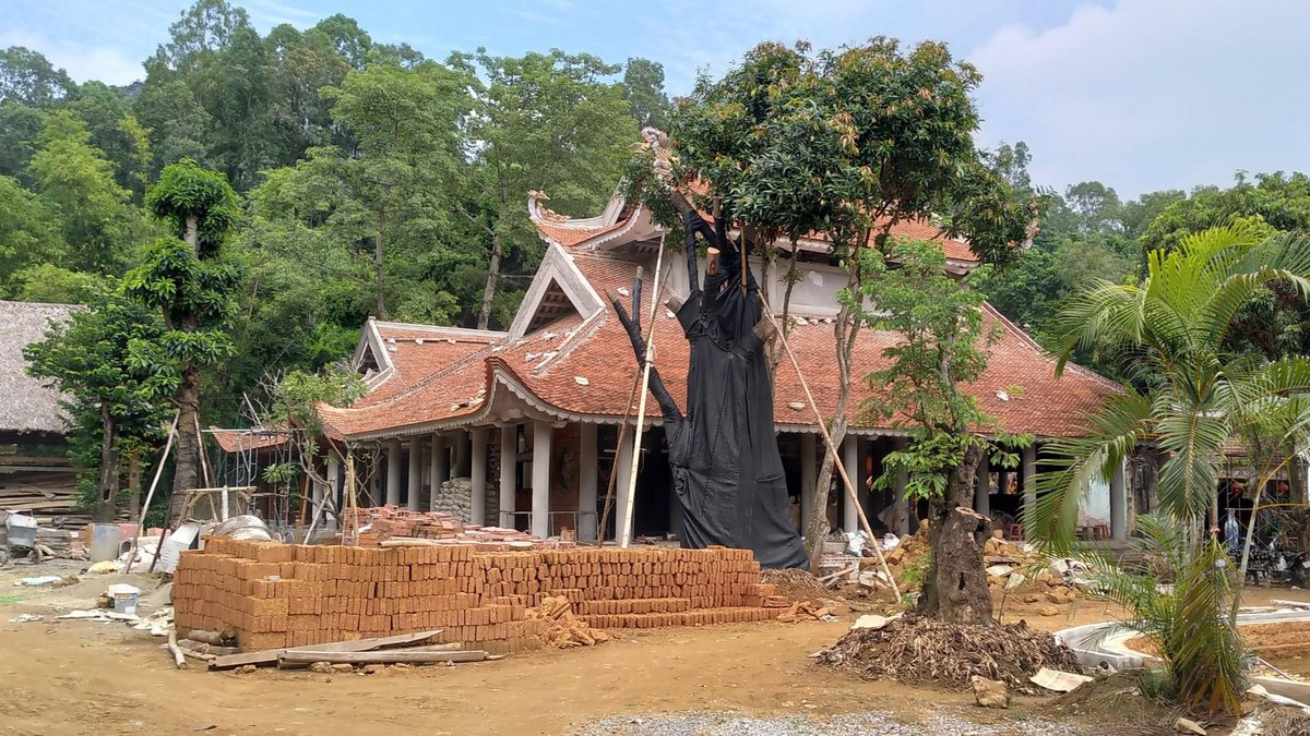 Trùng tu sai thiết kế, chùa Bạch Tượng bị hủy xếp hạng.        Ảnh: Phúc Ngư