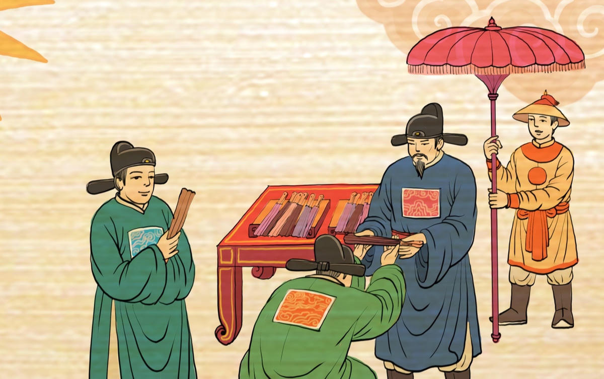 Hình minh họa về hoạt động trong Tết Đoan Ngọ tại Triển lãm.