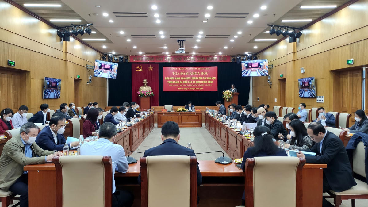 Quang cảnh Tọa đàm.