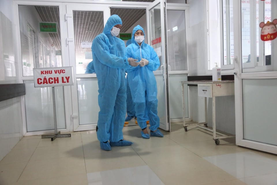 Khoa cách ly Bệnh viện Đa khoa vùng Tây Nguyên.