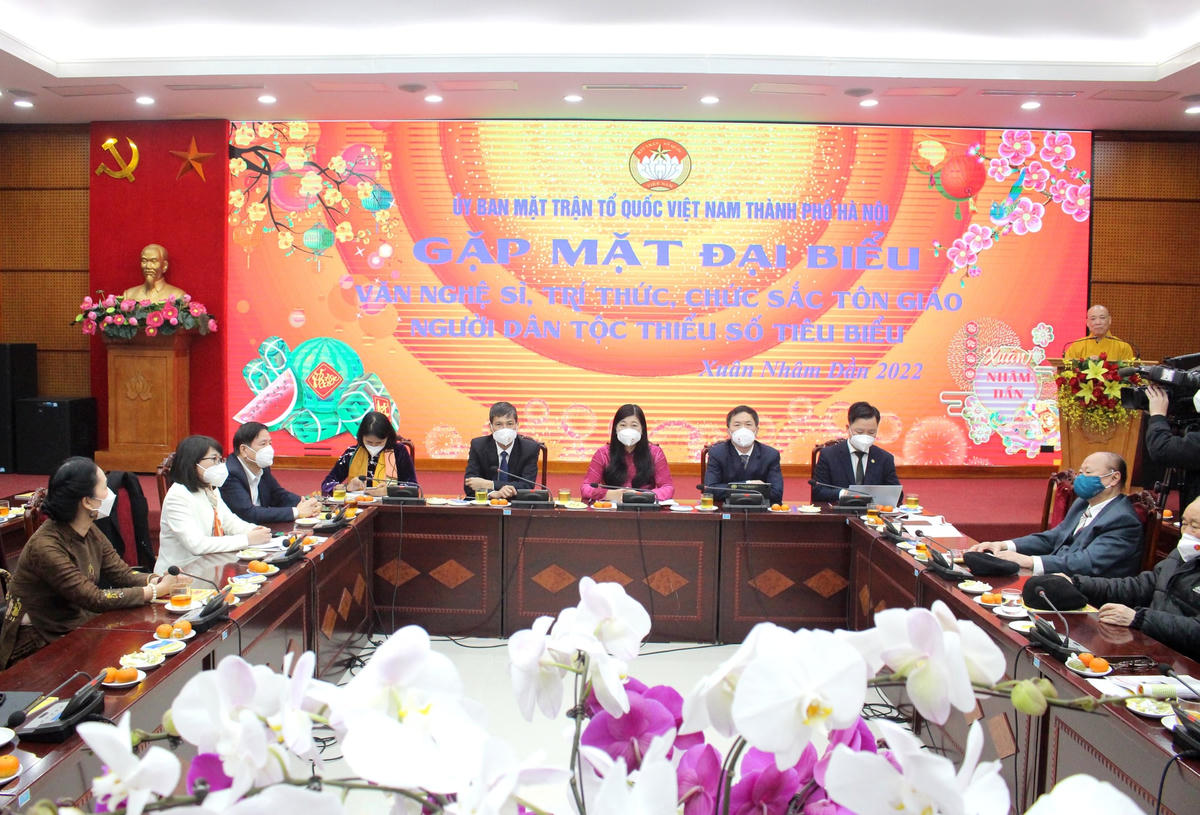 Quang cảnh buổi gặp mặt. 