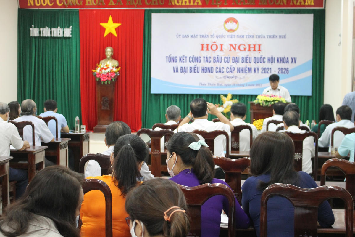Quang cảnh lễ tổng kết.