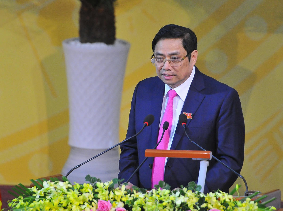 Ông Phạm Minh Chính phát biểu chỉ đạo Đại hội.