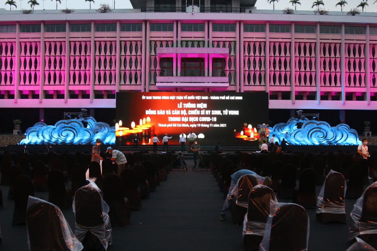 TP HCM: Sẵn sàng cho Lễ tưởng niệm đồng bào và cán bộ chiến sĩ hy sinh, tử vong trong đại dịch Covid-19