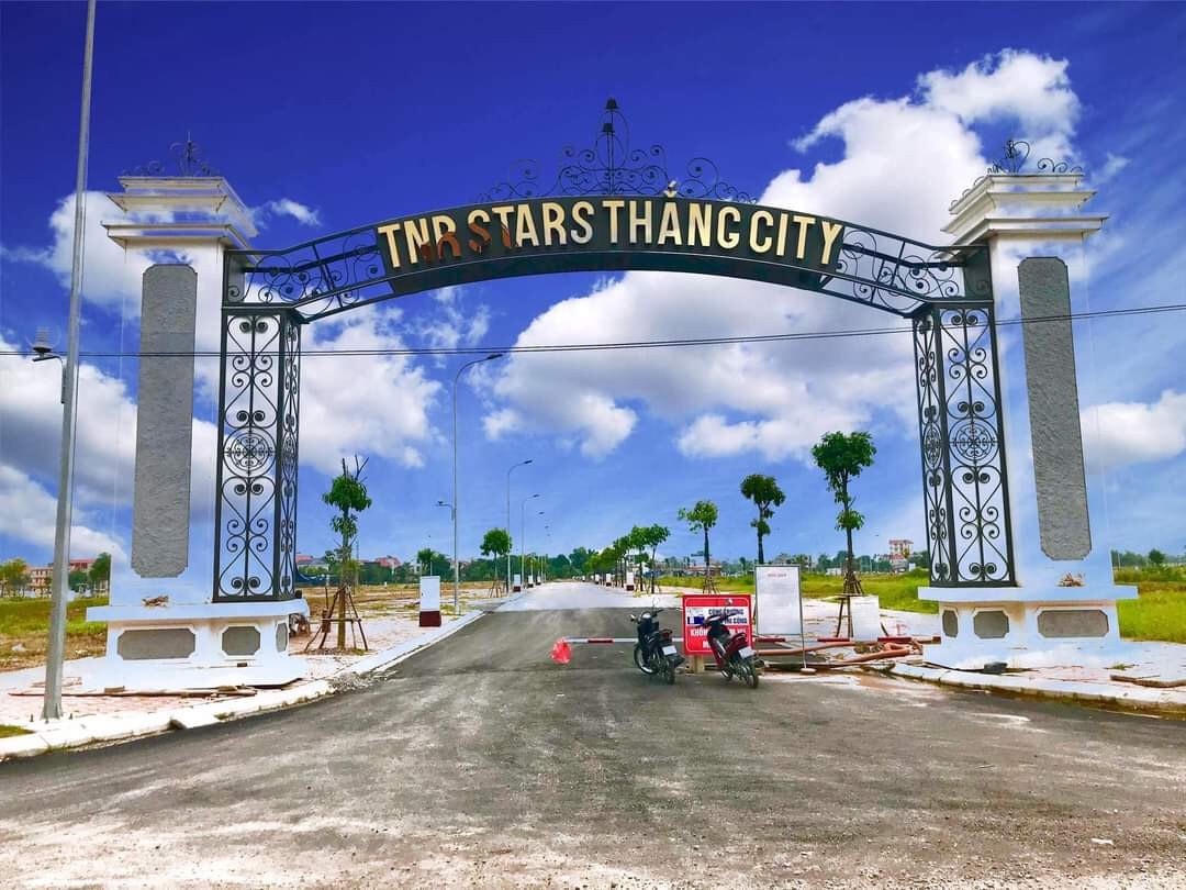 Cổng dự án TNR Stars Thắng City.