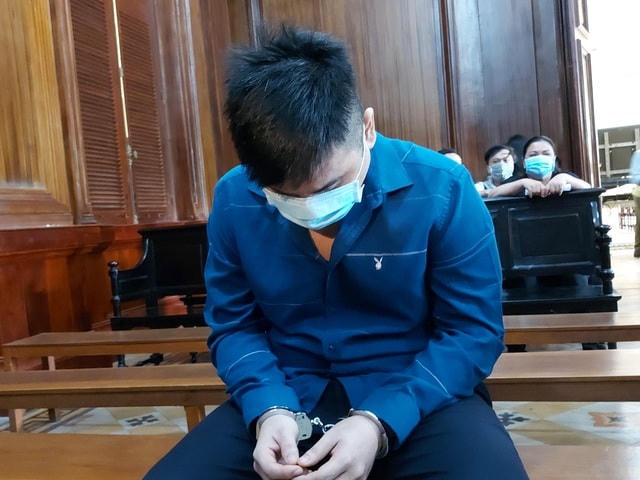 Bị cáo Phong tại tòa.