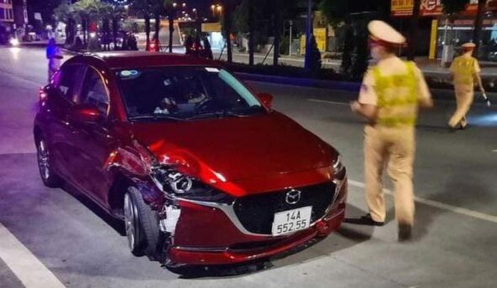 Chiếc xe gây tai nạn.