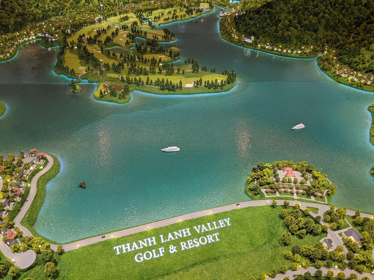 Ảnh phối cảnh dự án Thanh Lanh Valley Golf and Resort.