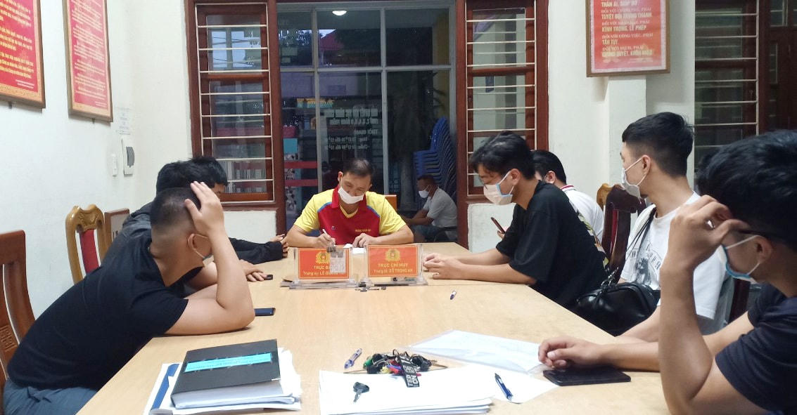 Một số trường hợp bị xử lý.