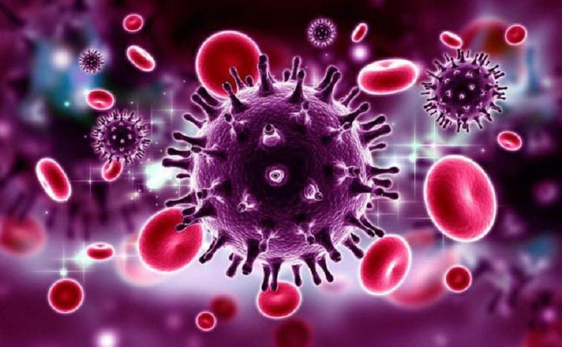 Virus HIV.