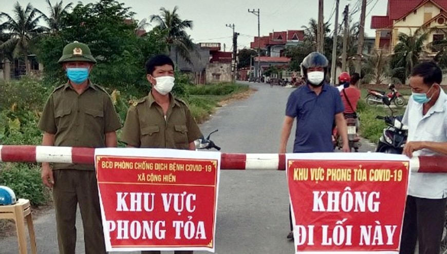 Ngày 24/6, Hải Phòng phong tỏa thôn có người nhiễm Covid-19