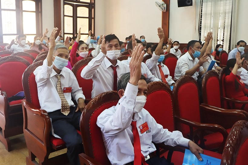 Các đại biểu hiệp thương.
