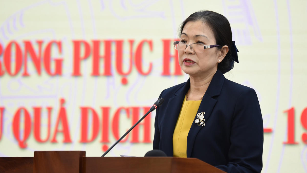 Phó Chủ tịch Trương Thị Ngọc Ánh phát biểu tại Tọa đàm.
