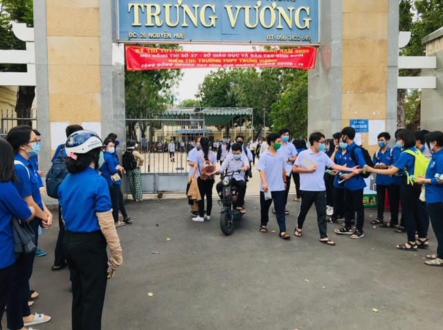 Thí sinh dự thi THPT quốc gia năm 2020.