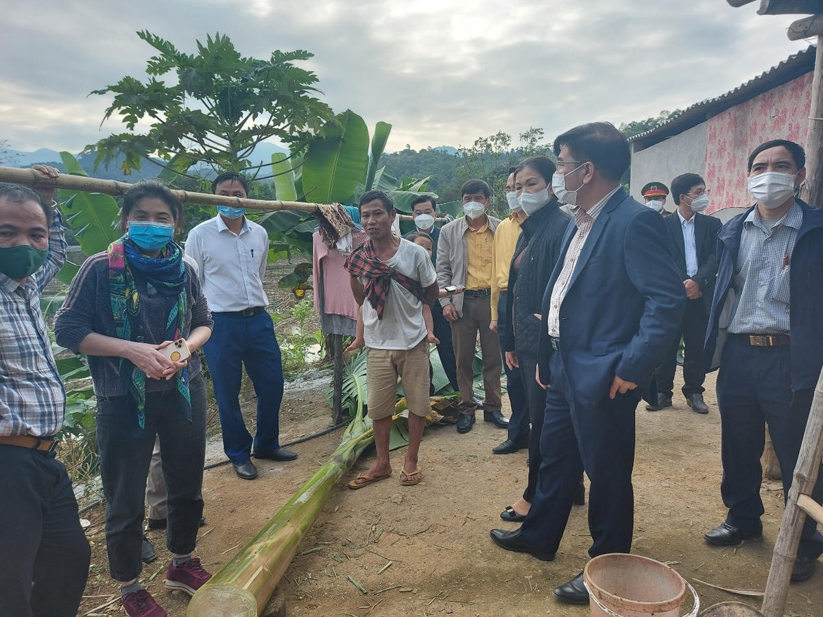Người dân vui mừng, phấn khởi trước sự hỗ trợ ý nghĩa của Dự án do UBTƯ MTTQ Việt Nam triển khai.