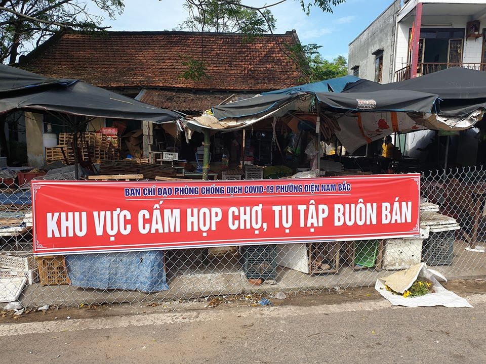 Cấm họp chợ tự phát ở khối phố 2A.
