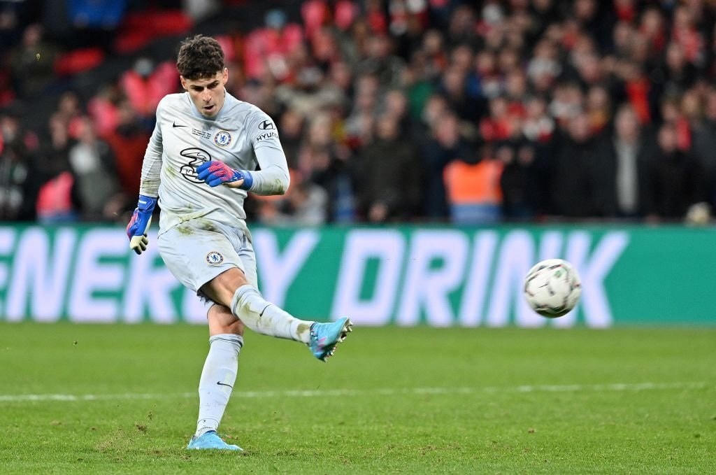 Liverpool đã thực hiện cả 11 cú sút luân lưu thành công, thủ thành Kepa là người đá quả thứ 11 cho Chelsea.