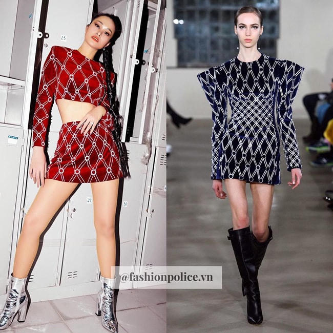 Đông Nhi bị gọi tên vào danh sách đạo ý tưởng khi diện chiếc váy của NTK Lê Thanh Hòa.