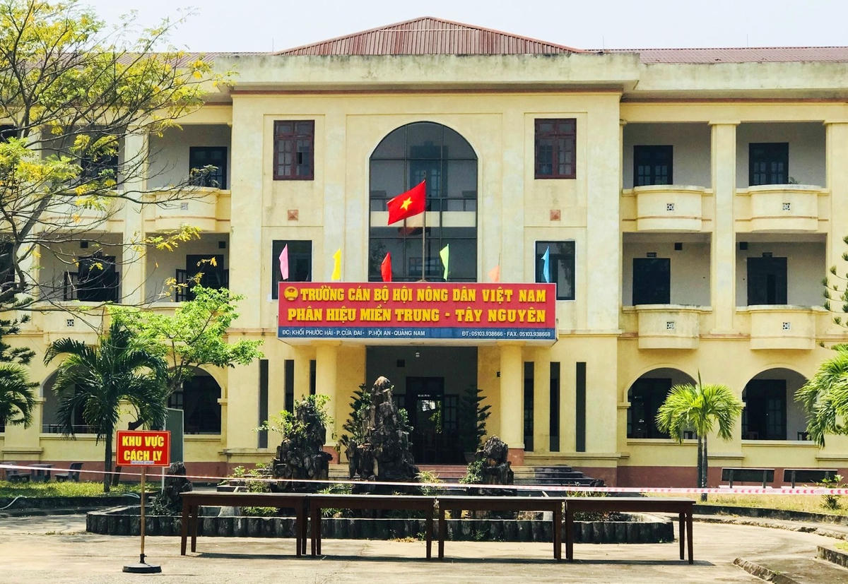 Một khu vực cách ly tập trung ở Quảng Nam.