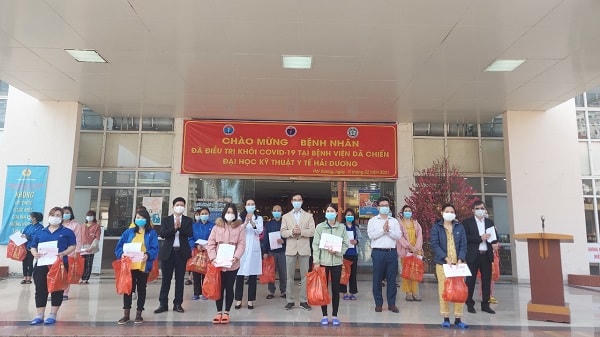 27 bệnh nhân tại Hải Dương được công bố khỏi bệnh sáng 11/2. Nguồn: Báo Sức khỏe đời sống.
