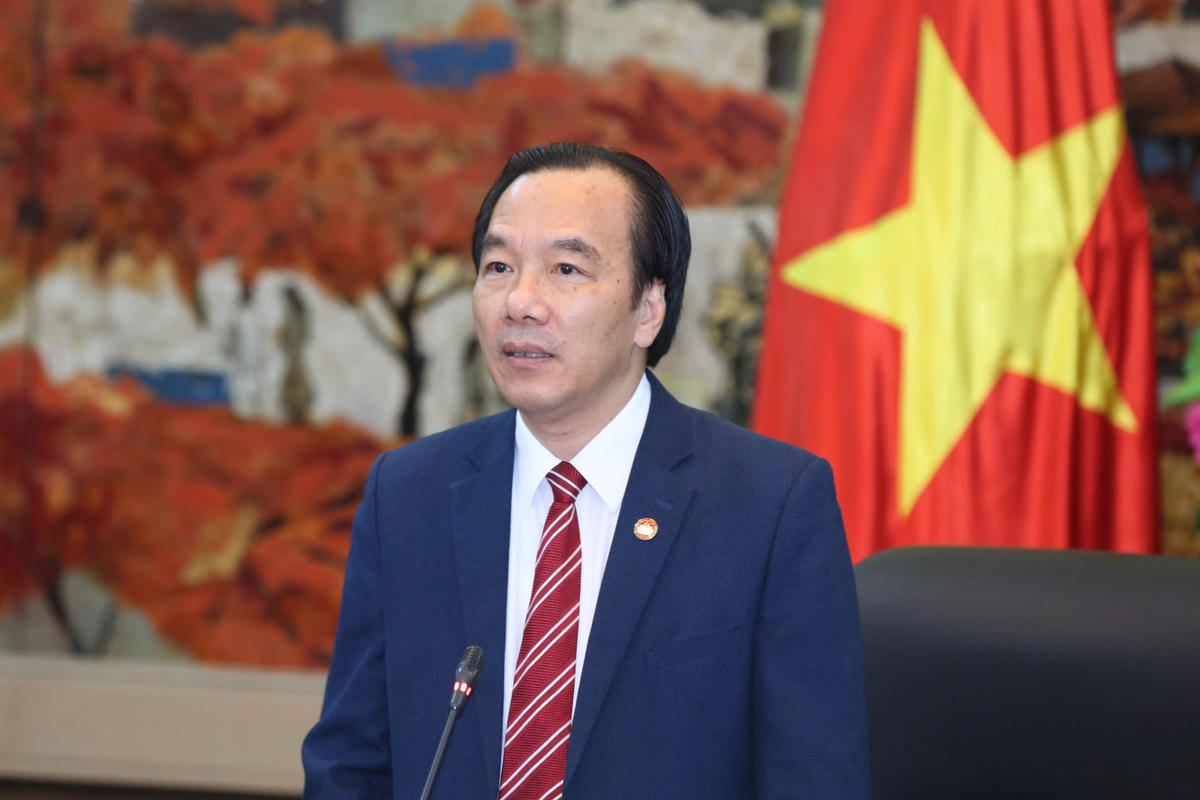 Phó Chủ tịch UBTƯ MTTQ Việt Nam Ngô Sách Thực. Ảnh: Quang Vinh.