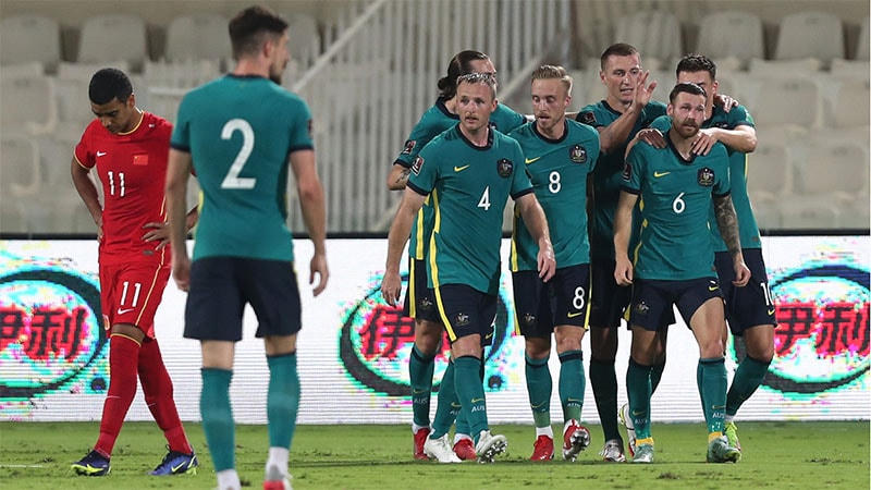 Úc đã để Trung Quốc cầm hòa 1-1. Nguồn: TTVH.