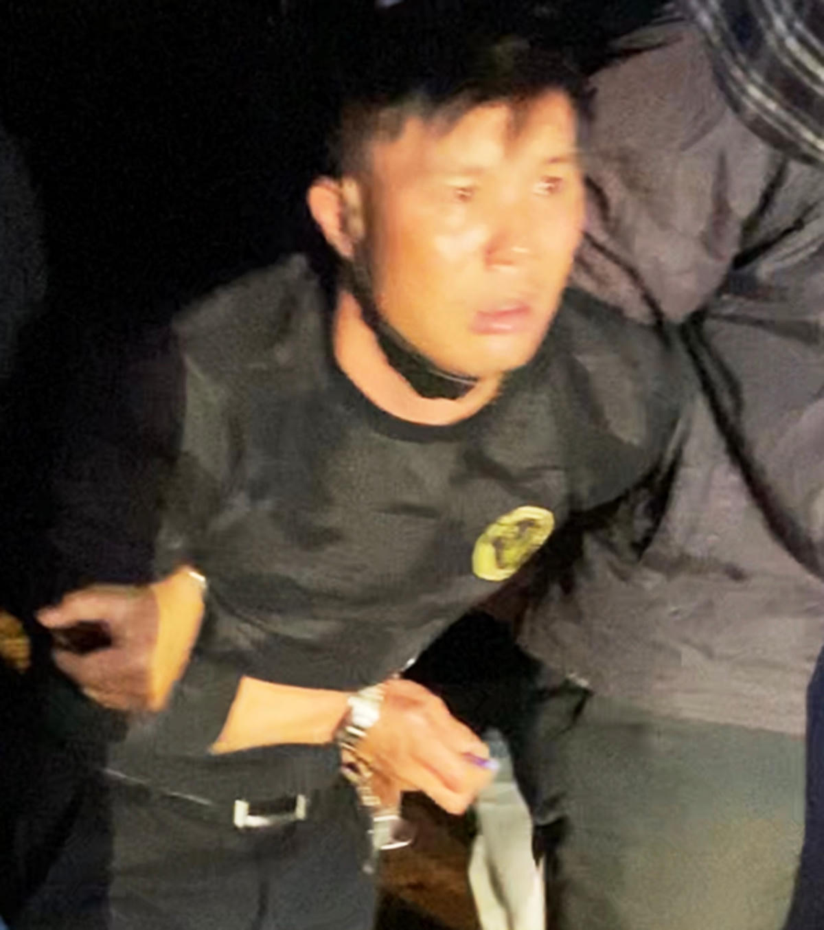 Đối tượng Dương Hồng Thái bị bắt giữ.