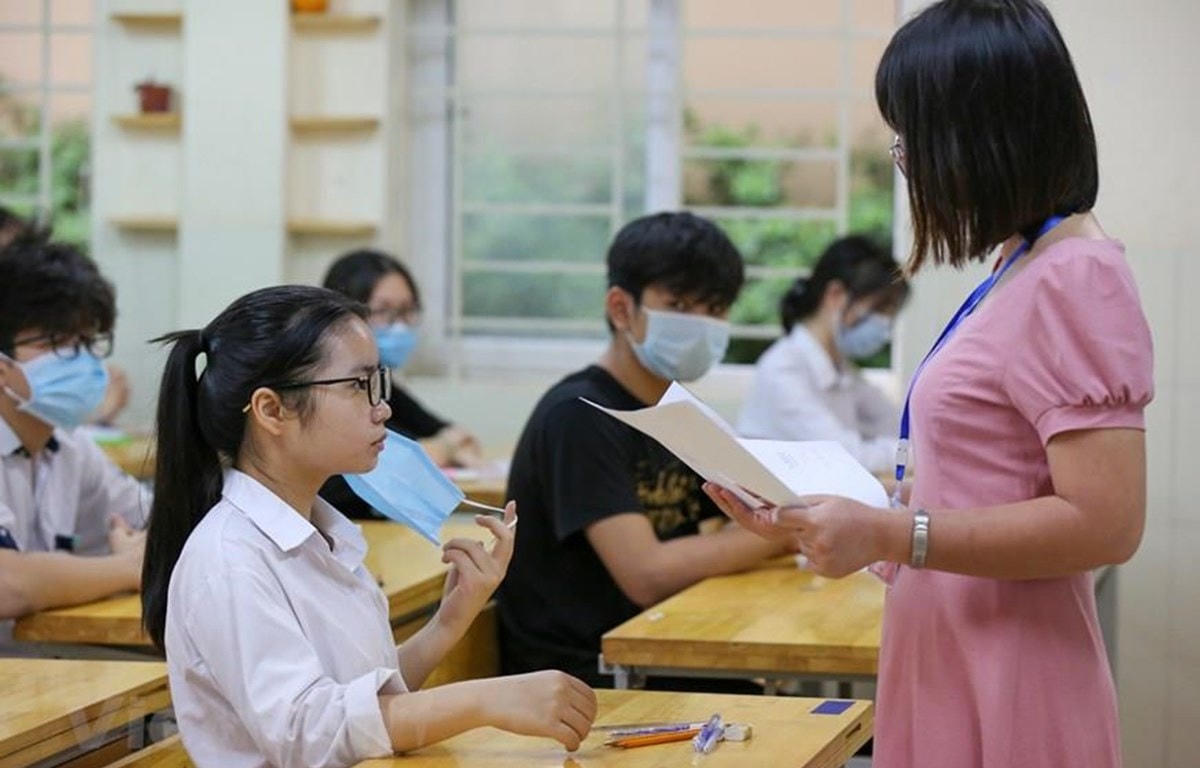 Nam Định đẩy sớm việc tổ chức tuyển sinh vào lớp 10 sau khi kiểm soát được dịch Covi-19. Ảnh minh họa.