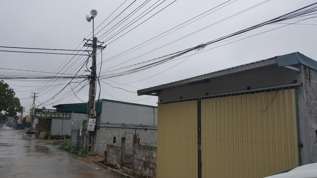 “Xóm mới” ở thôn Tràng trên đất nông nghiệp.