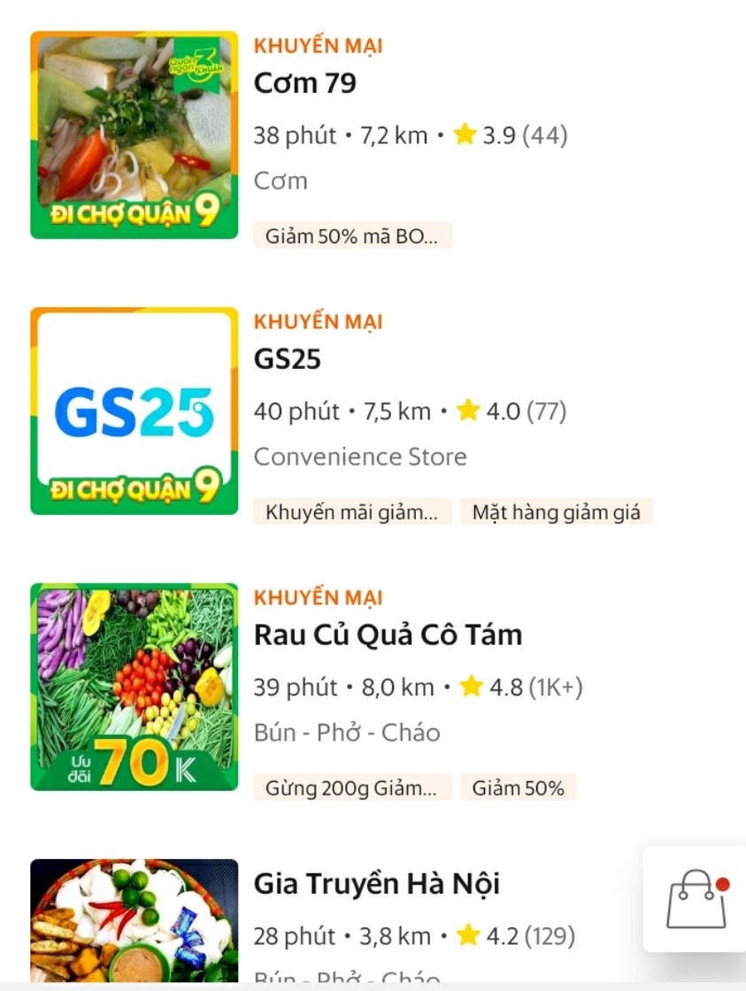 Mua hàng hóa qua mạng lại nở rộ.