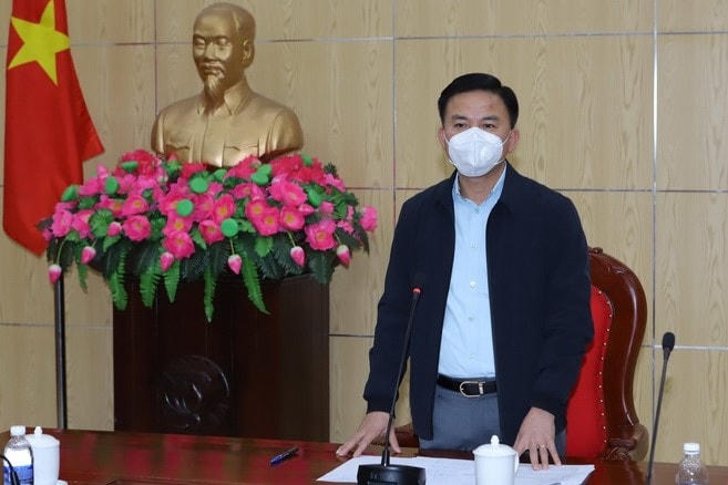 Ông Đỗ Trọng Hưng, Bí thư Tỉnh ủy Thanh Hóa yêu cầu TX Nghi Sơn khẩn trương truy vết các F có liên quan đến 6 F0.