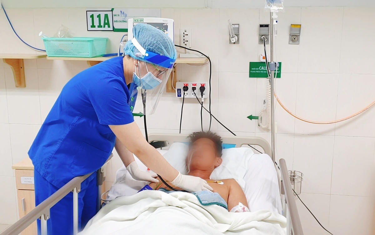 Qua cơn nguy kịch, tình trạng sức khoẻ bệnh nhân đã dần ổn định.