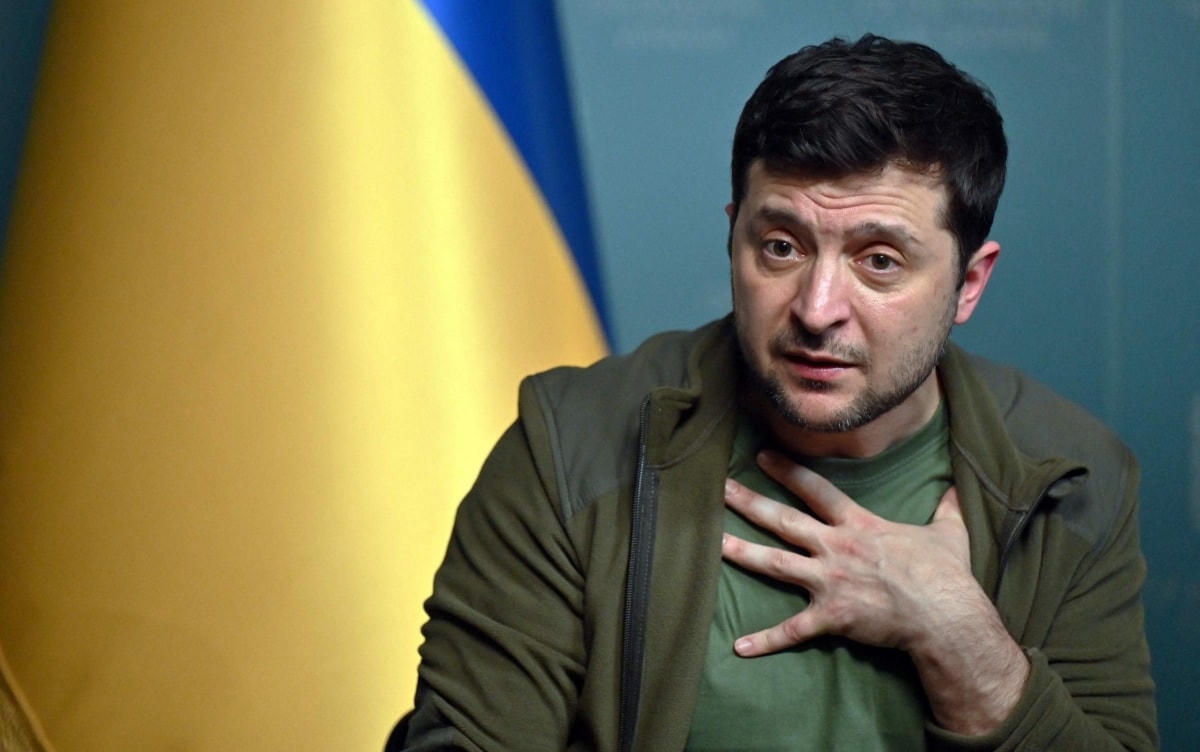 Tổng thống Ukraine Vladimir Zelensky. Ảnh: AP.