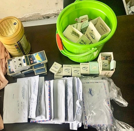 Tang vật Công an TP Nha Trang thu giữ tại nhiện trường