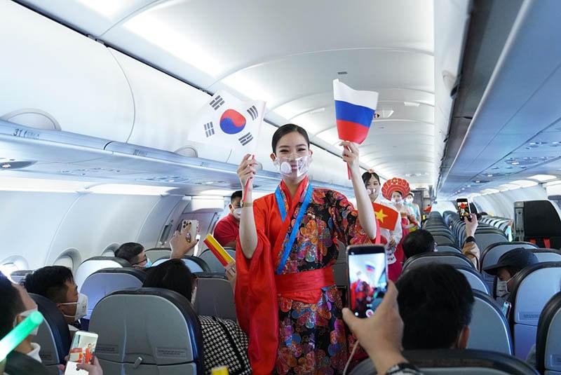 Đón chào năm mới 2022 đặc biệt trên độ cao 10.000m cùng Vietjet