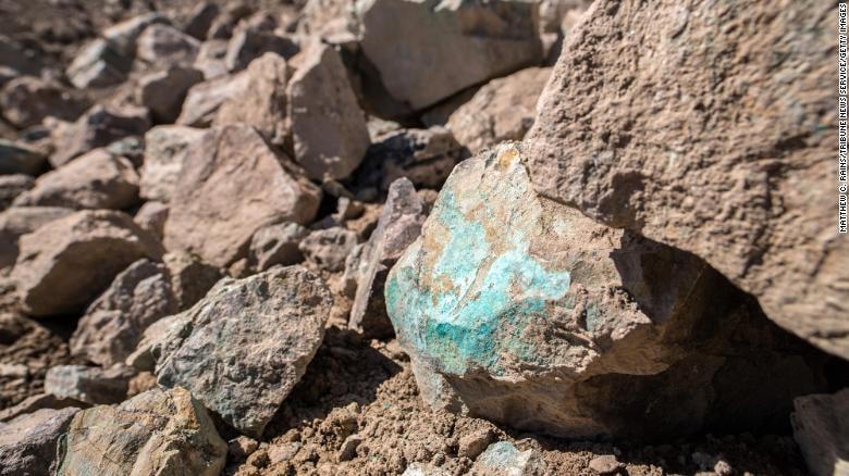 Quặng đồng tại Aynak ở tỉnh Logar, Afghanistan. Ảnh: Getty Images
