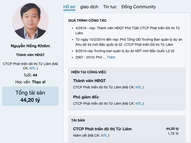 Lãnh đạo NTL đăng ký bán hơn 1 triệu cổ phiếu 