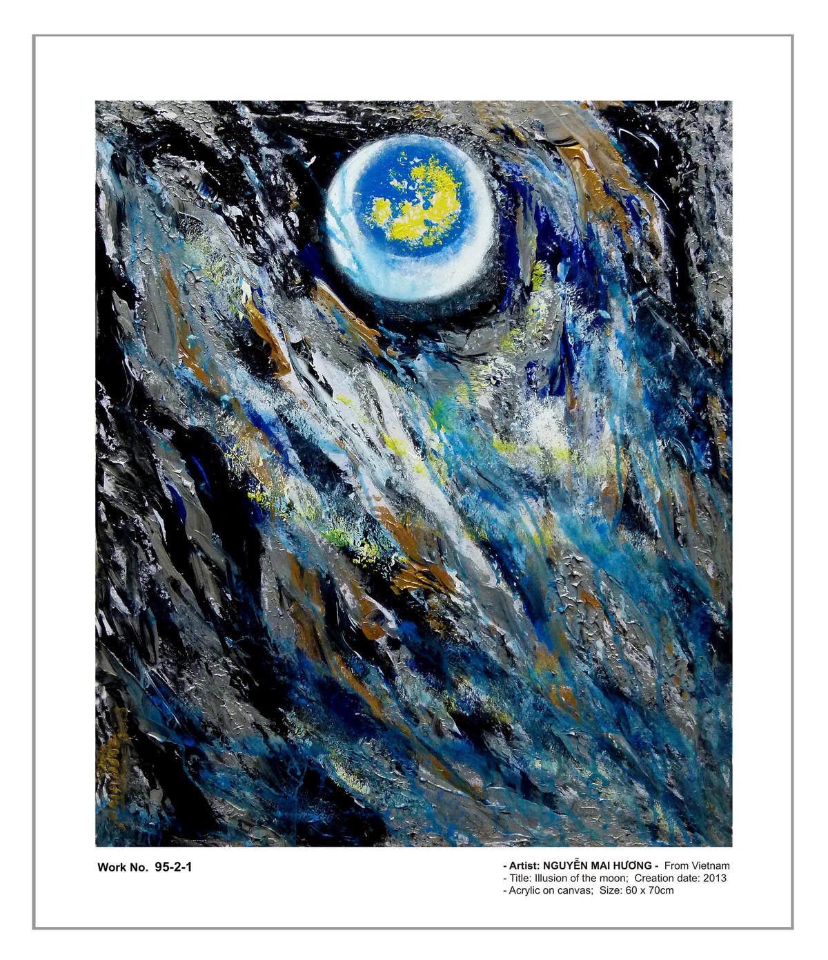 Họa sĩ Mai Hương: Nhốt sắc màu trong những khối hình vuông