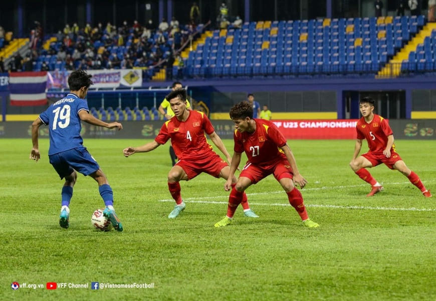 U23 Việt Nam đã phải thi đấu trong tình trạng thiếu lực lượng trước U23 Timor Leste.